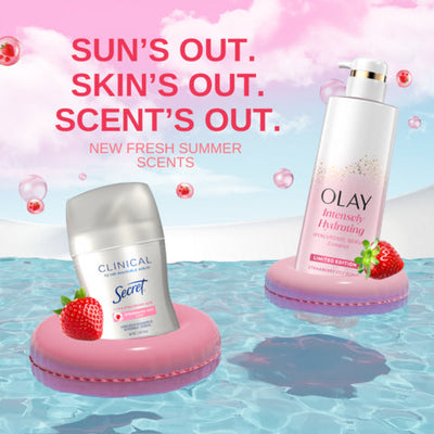 The Most Refreshing Drop of the Summer: Olay and Secret Debut Limited Edition Summer Fizz Scent Collection