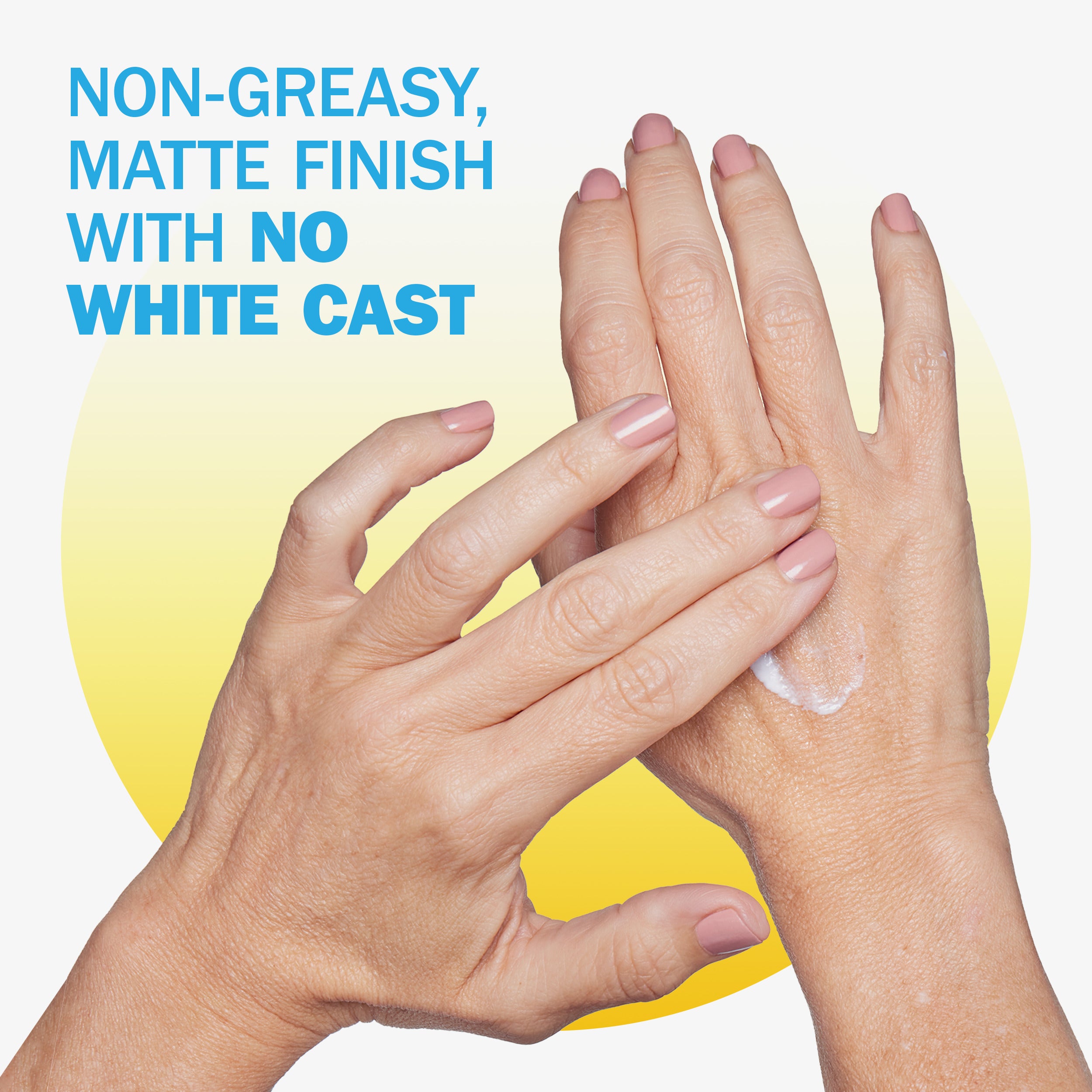 Applying Prime + Protect Facial Sunscreen with Vitamin C SPF 35 to hand. Non-greasy matte finish with no white cast Applying Prime + Protect Facial Sunscreen with Vitamin C SPF 35 to hand. Non-greasy matte finish with no white cast