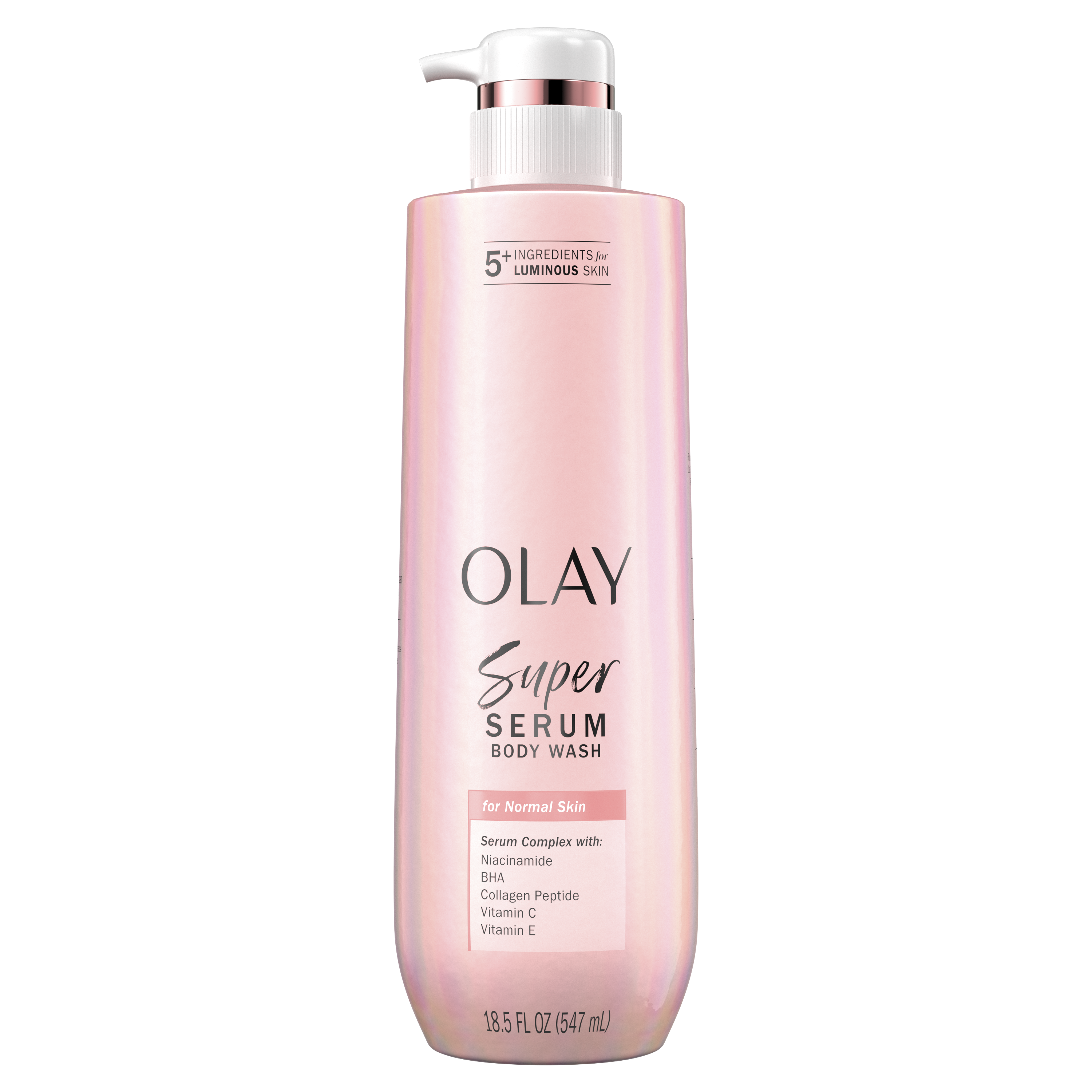 Olay Super Serum Body Wash for Normal Skin bottle with pump Olay Super Serum Body Wash for Normal Skin bottle with pump