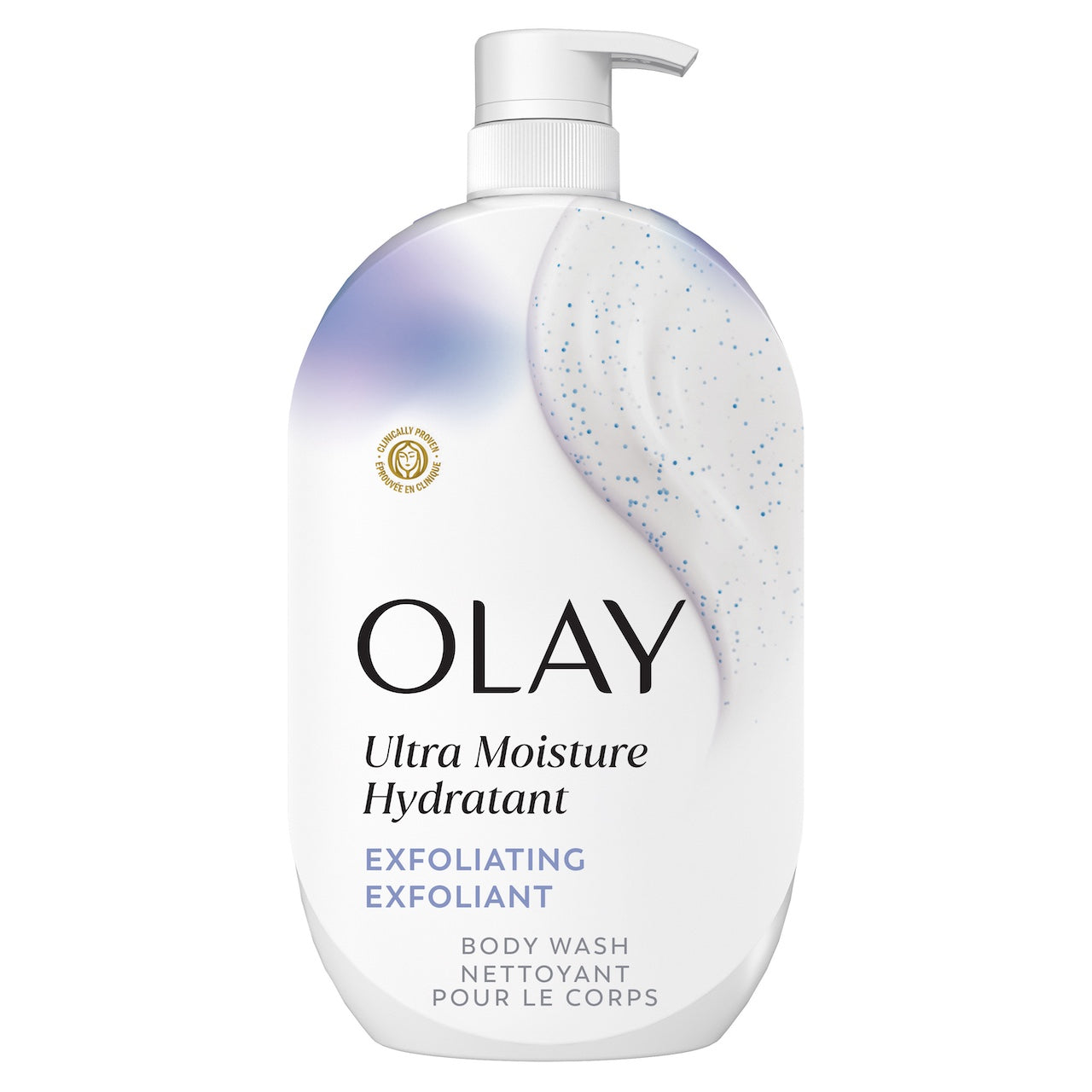 Olay Ultra Moisture Exfoliating Body Wash, Vitamin B3 and Hyaluronic Blend, 35oz Olay Ultra Moisture Exfoliating Body Wash, Vitamin B3 and Hyaluronic Blend, 35oz