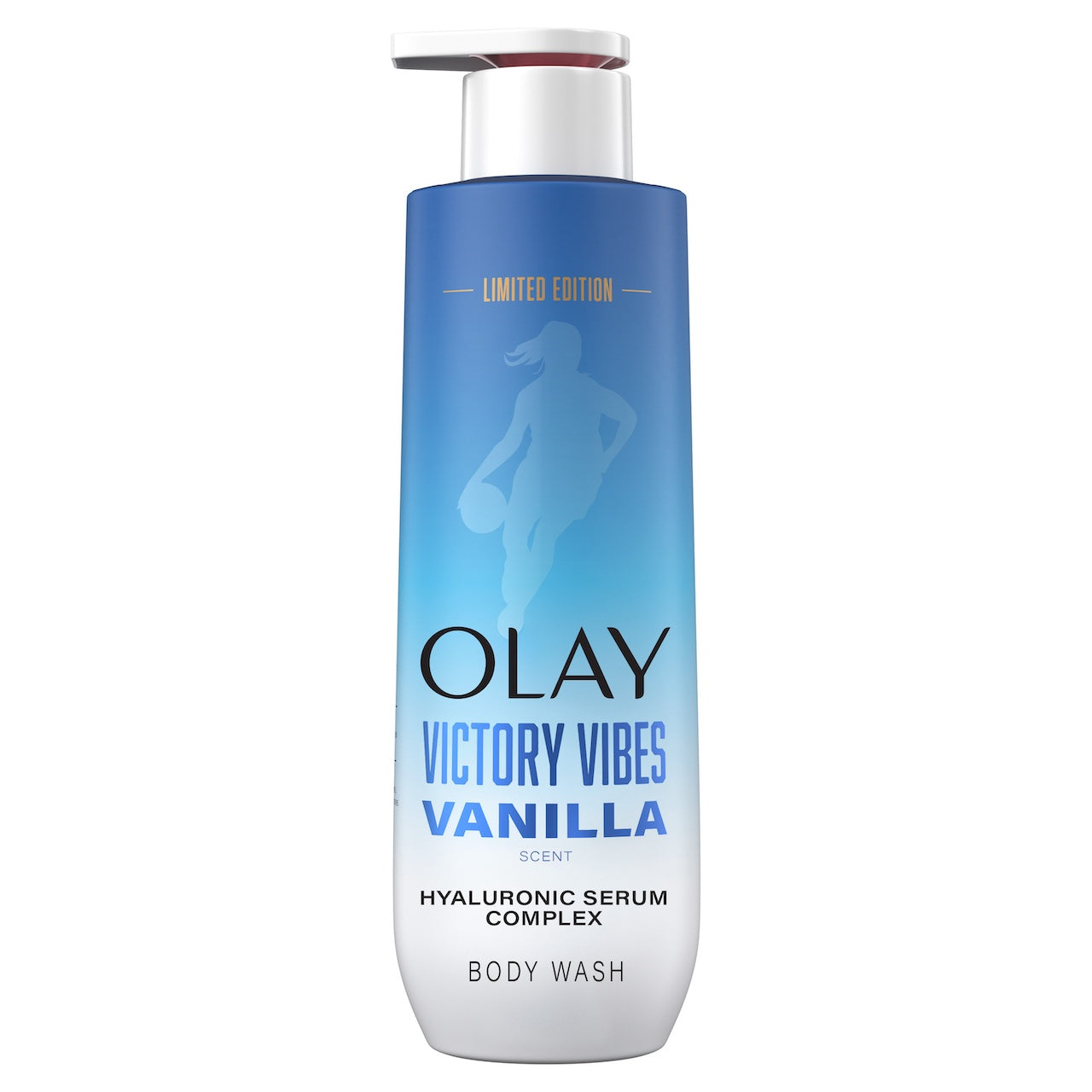 Olay Intensely Hydrating Body Wash with Hyaluronic Serum Complex, Victory Vibes Vanilla Scent, 20 fl oz Olay Intensely Hydrating Body Wash with Hyaluronic Serum Complex, Victory Vibes Vanilla Scent, 20 fl oz