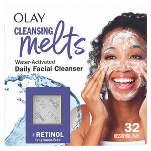 Olay Cleansing Melts + Retinol | 32 Count Olay Cleansing Melts + Retinol | 32 Count