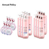 OLAY Skinsurance for Rough & Bumpy Skin bundle products with 'Annual Policy' text on the top left corner of the image