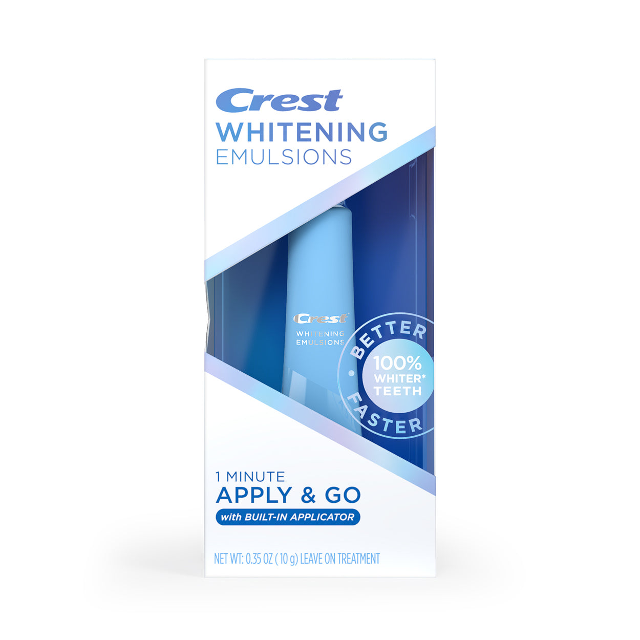 Crest Whitening Emulsions On-the-Go Leave On Teeth Whitening Crest Whitening Emulsions On-the-Go Leave On Teeth Whitening