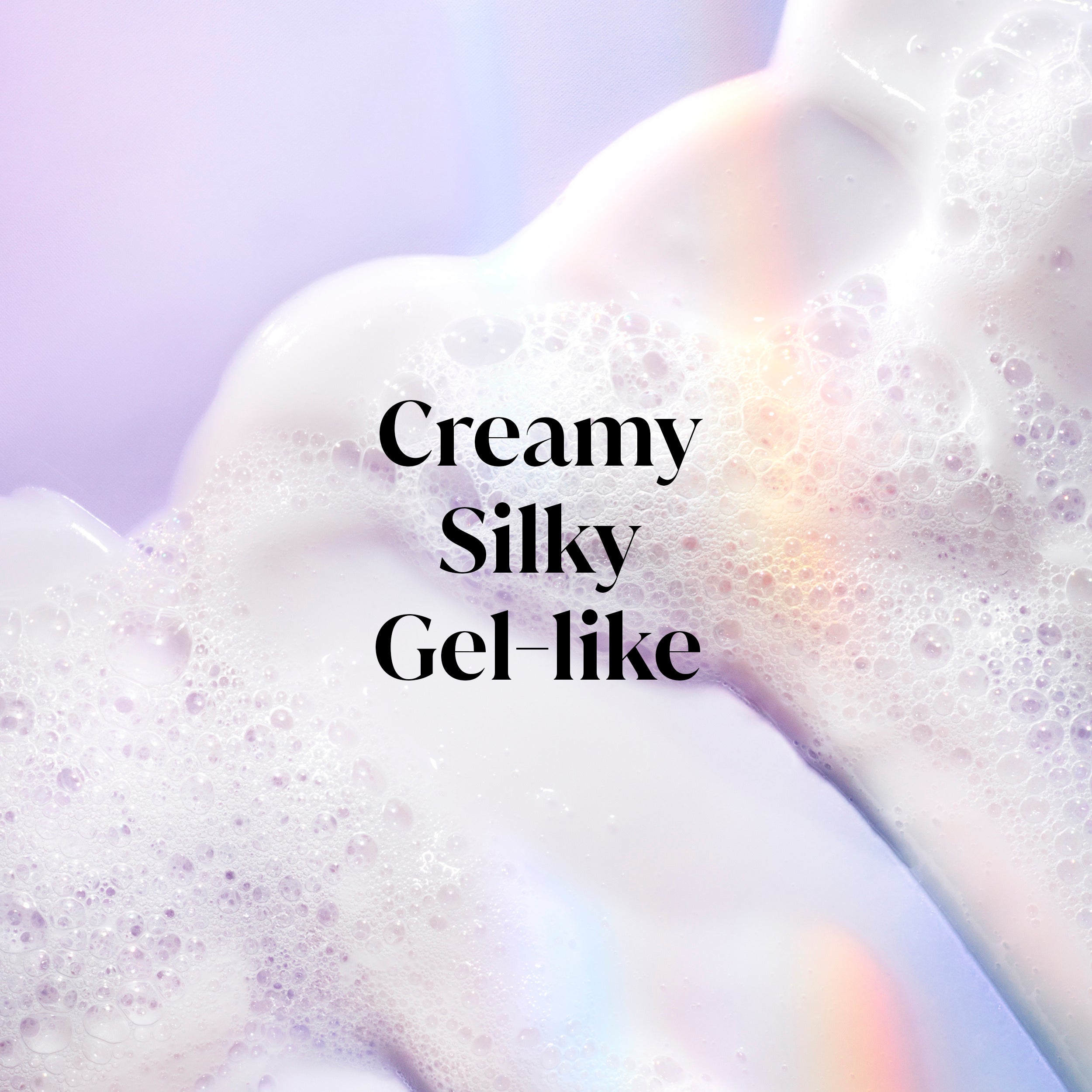 Olay Super Serum Body Wash texture. Creamy, Silky, Gel-like Olay Super Serum Body Wash texture. Creamy, Silky, Gel-like