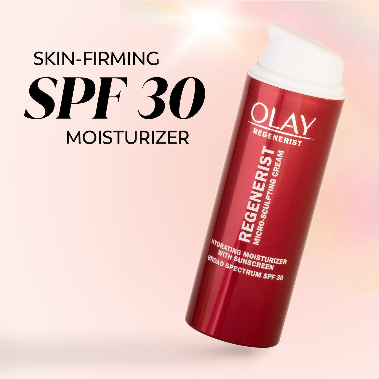 Micro-Sculpting Cream Moisturizer SPF 30 bottle. Skin firming SPF 30 moisturizer Micro-Sculpting Cream Moisturizer SPF 30 bottle. Skin firming SPF 30 moisturizer