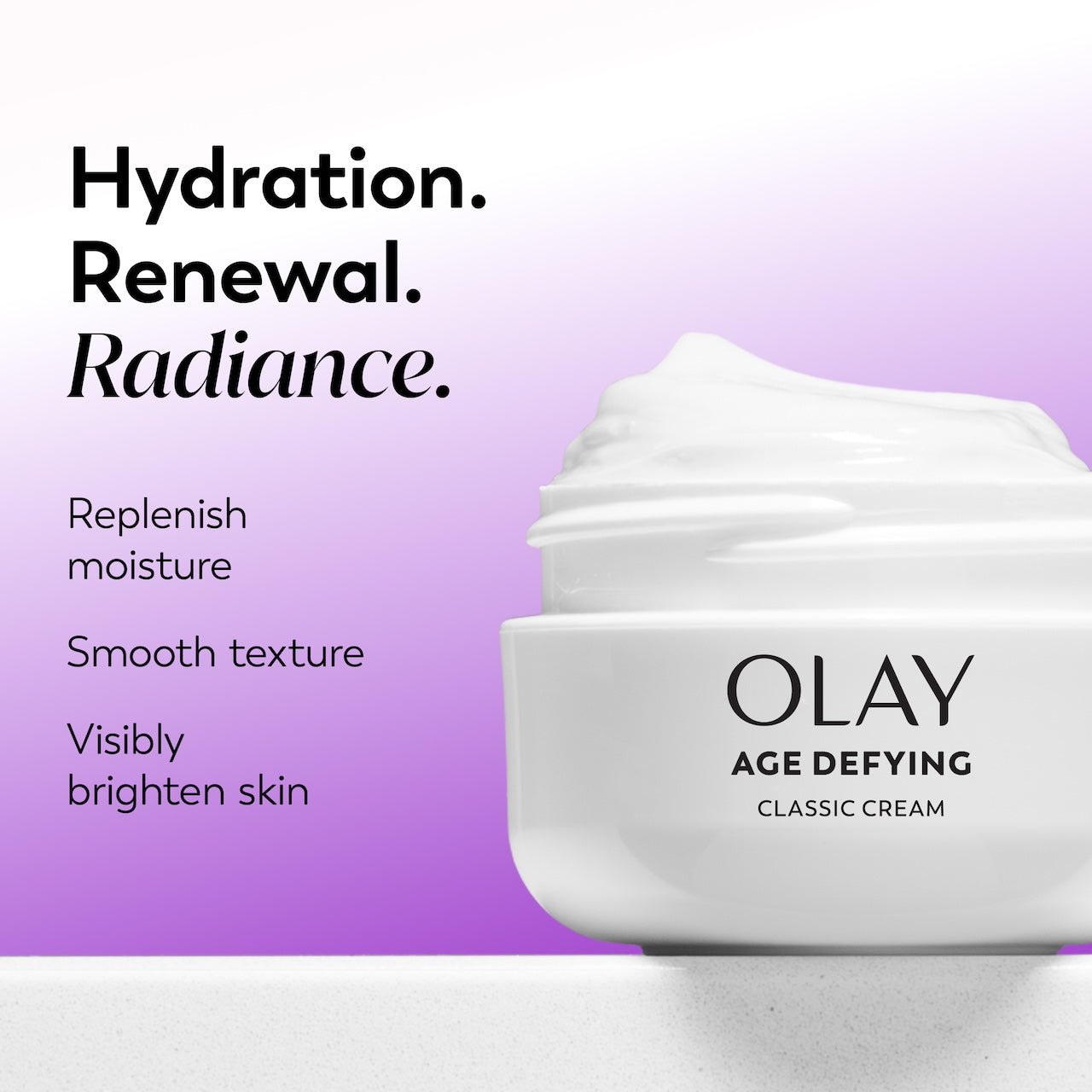 Olay SI02 EN Age Defying Classic Daily Renewal Cream Multi-Benefit Olay SI02 EN Age Defying Classic Daily Renewal Cream Multi-Benefit