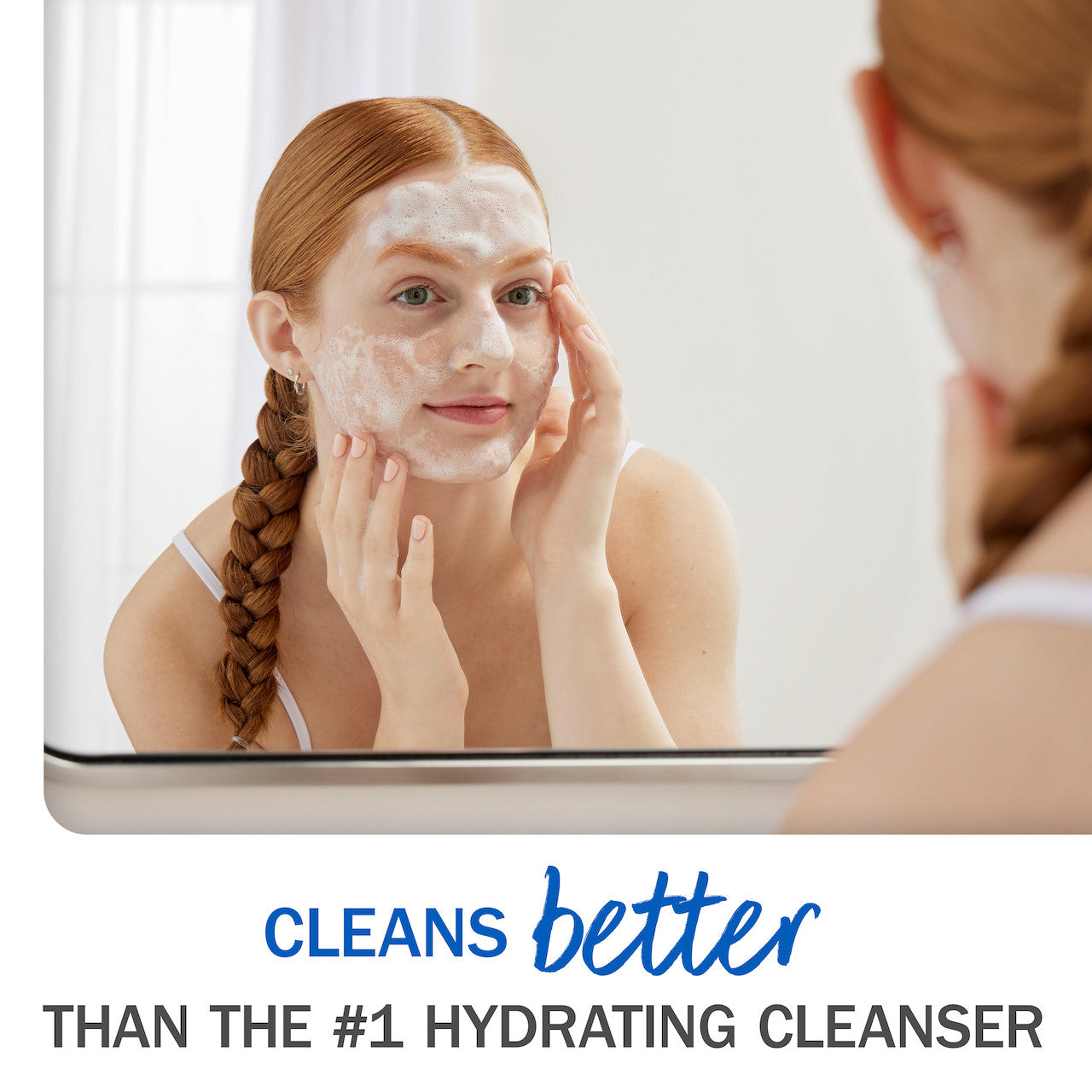 Cleans better than the #1 hydrating cleanser. Model applying Melts cleanser to face. Cleans better than the #1 hydrating cleanser. Model applying Melts cleanser to face.