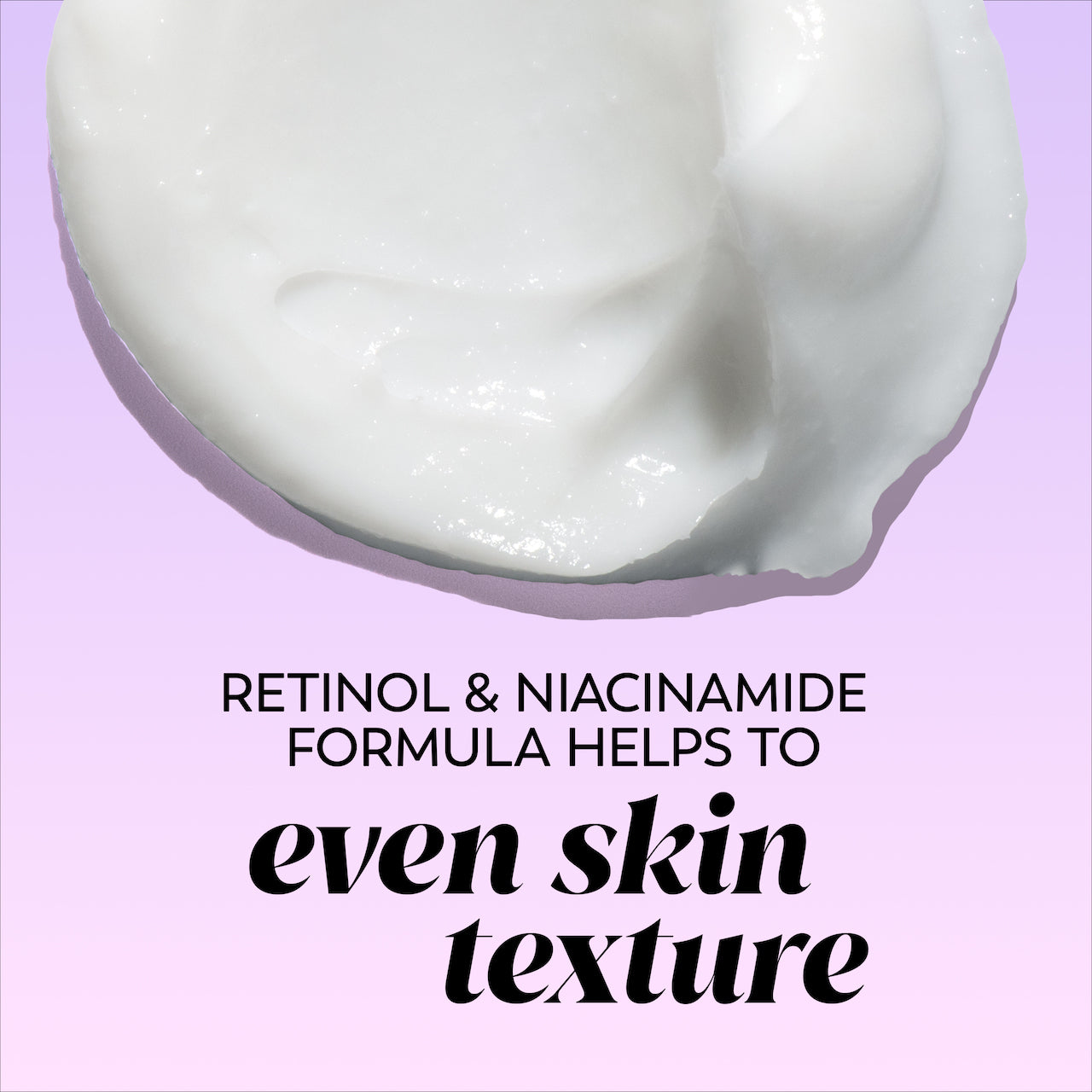 Retinol24 Skin Renewing Cleanser texture swipe. Retinol and Niacinamide formula helps to even skin texture Retinol24 Skin Renewing Cleanser texture swipe. Retinol and Niacinamide formula helps to even skin texture