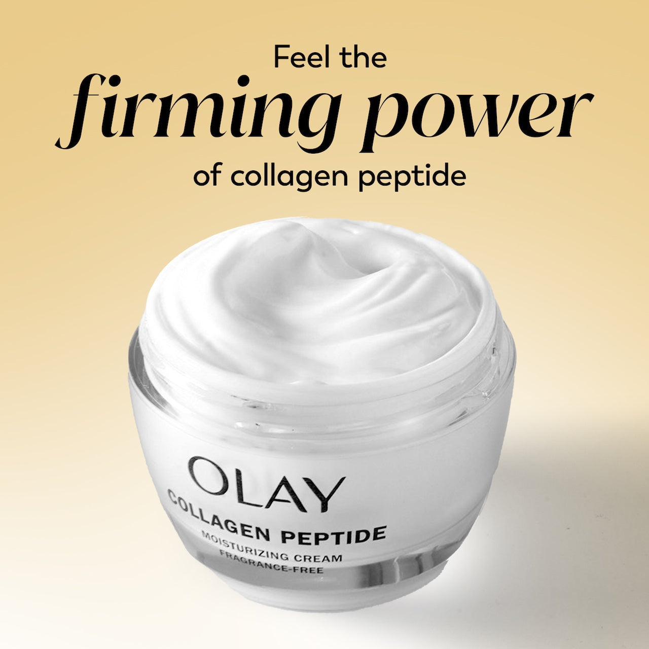 Transformative collagen peptide. Feel the firming power of collagen peptide. Transformative collagen peptide. Feel the firming power of collagen peptide.