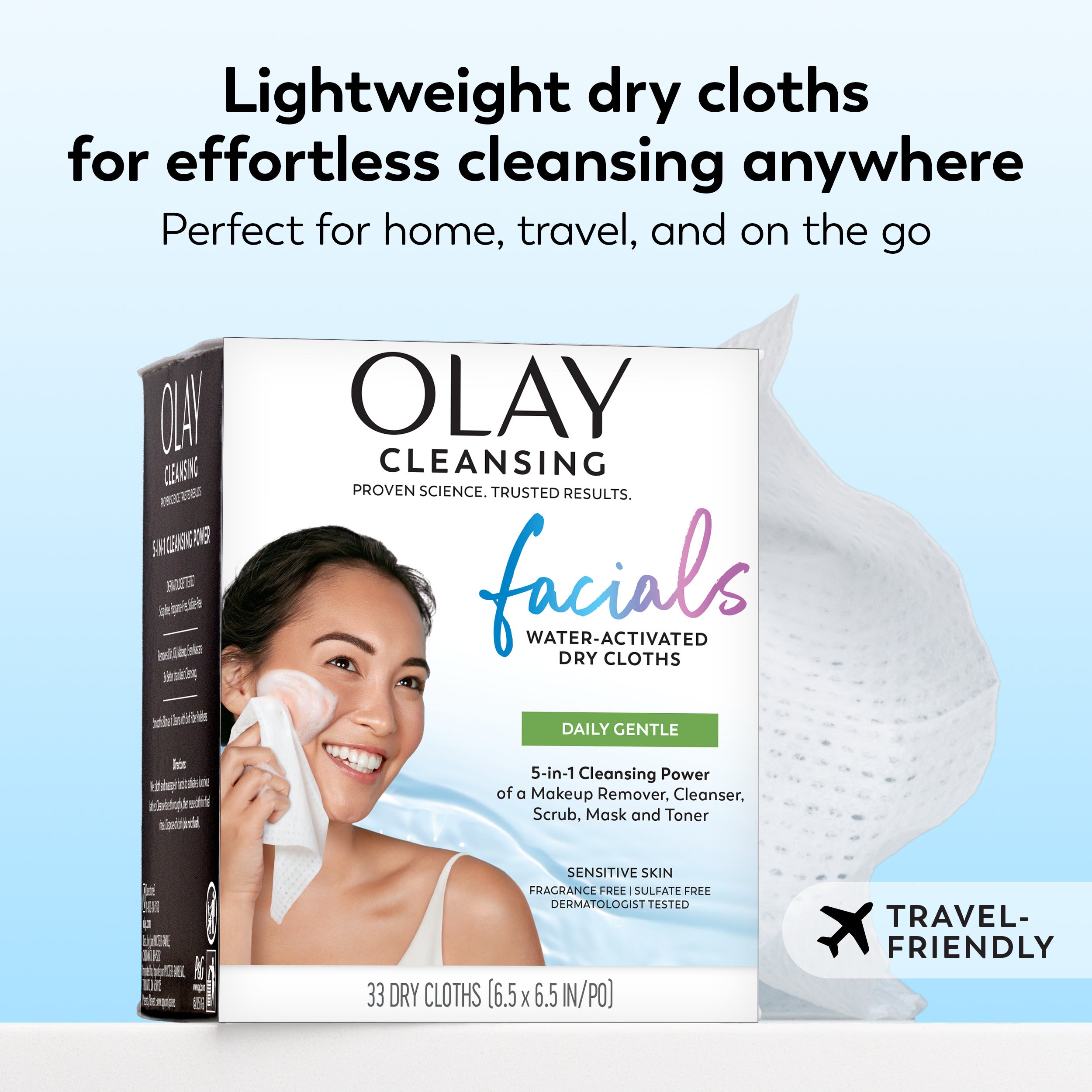 Daily Facials | Cleansing Cloths | Gentle Sensitive Clean 33 ct Daily Facials | Cleansing Cloths | Gentle Sensitive Clean 33 ct