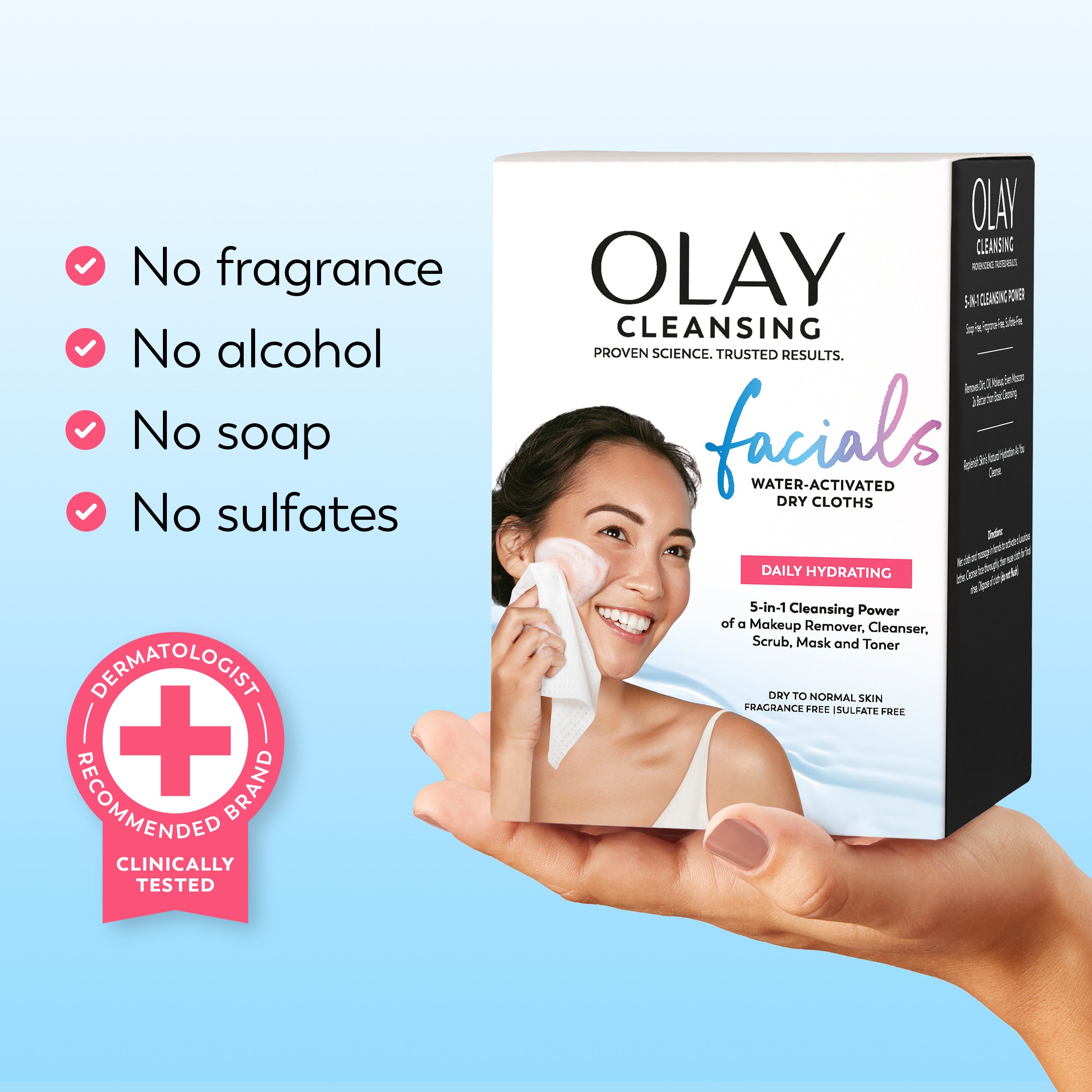 Daily Facials Cleansing Cloths Daily Hydrating Clean 66 Count Daily Facials Cleansing Cloths Daily Hydrating Clean 66 Count