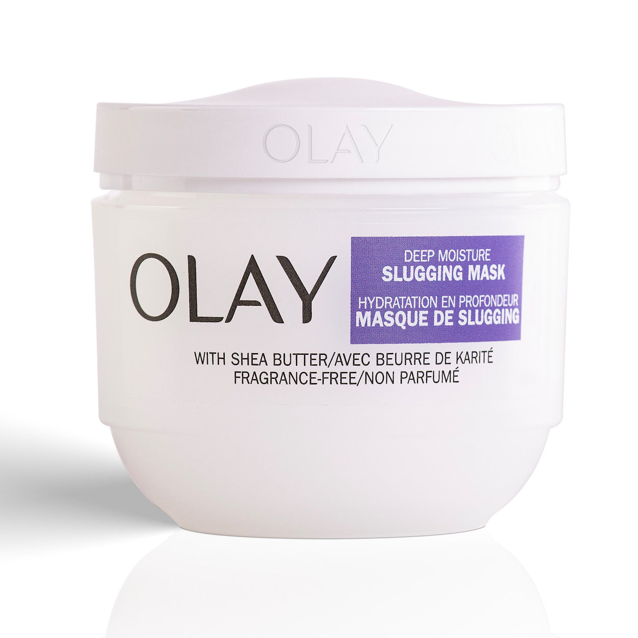 Closed jar of Deep Moisture Slugging Mask. Closed jar of Deep Moisture Slugging Mask.