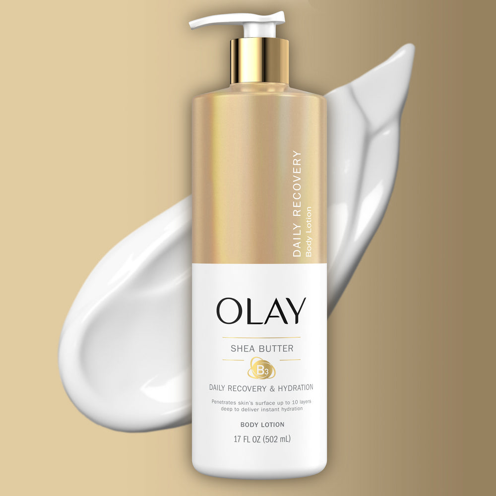 Texture of Olay Daily Recovery and Hydration Body Lotion 17z/502ml Texture of Olay Daily Recovery and Hydration Body Lotion 17z/502ml