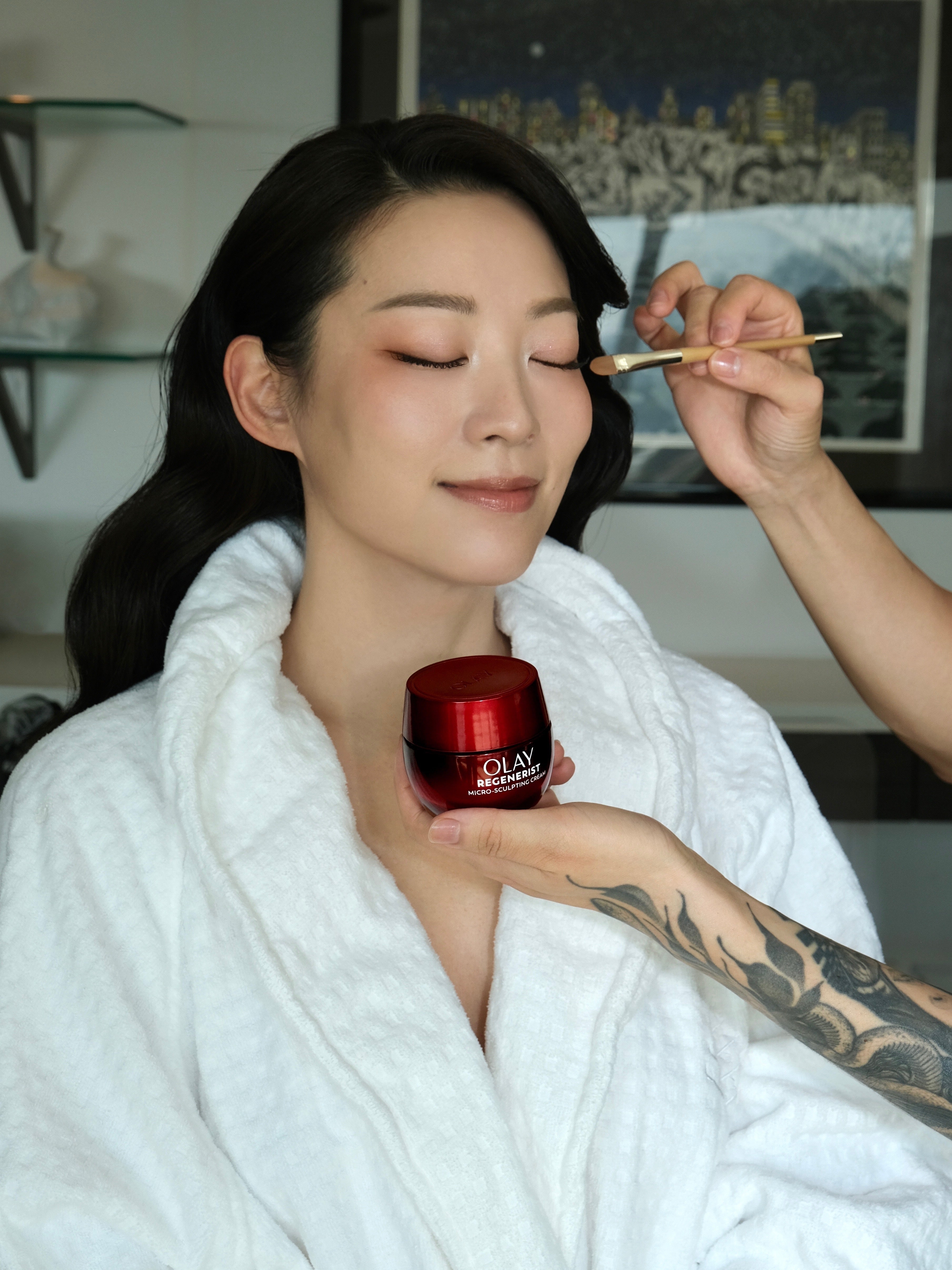 The Exact Skin Prep Behind Arden Cho’s Luminous Oscars Red-Carpet Makeup
