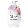 Olay Fresh Radiance Body Wash with Essence of Strawberry and Mint, Vitamin B3 and Antioxidant Blend 35oz
