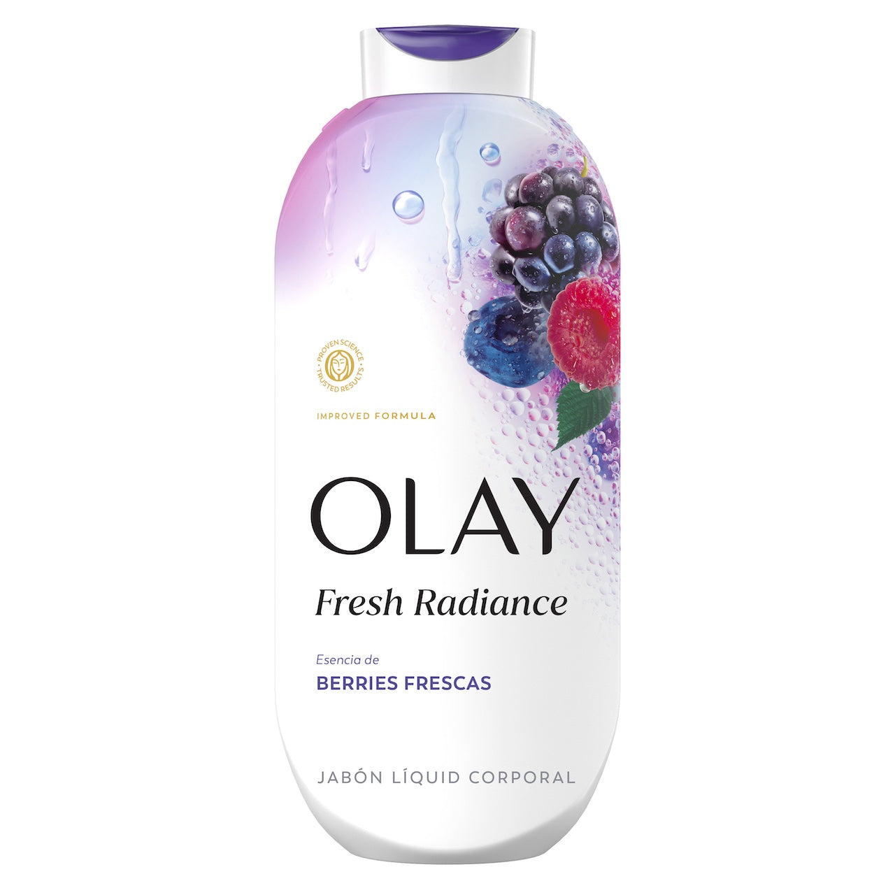 Olay Fresh Radiance Body Wash with Essence of Berries Frescas, Vitamin B3 and Antioxidant Blend 22oz