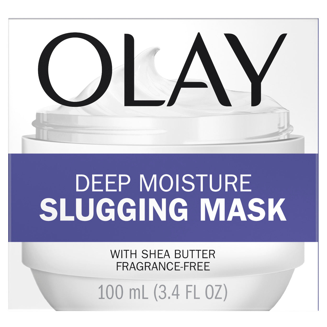 Olay Deep Moisture Slugging Mask w/Shea Butter, Fragrance Free