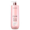 Olay Super Serum body lotion bottle on a white background