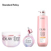 OLAY Skinsurance for Dry Skin bundle products with 'Standard Policy' text on the top left corner of the image