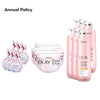 OLAY Skinsurance for Dry Skin bundle products with 'Annual Policy' text on the top left corner of the image