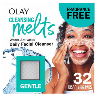 Package of Olay Gentle Cleansing Melts 32 count