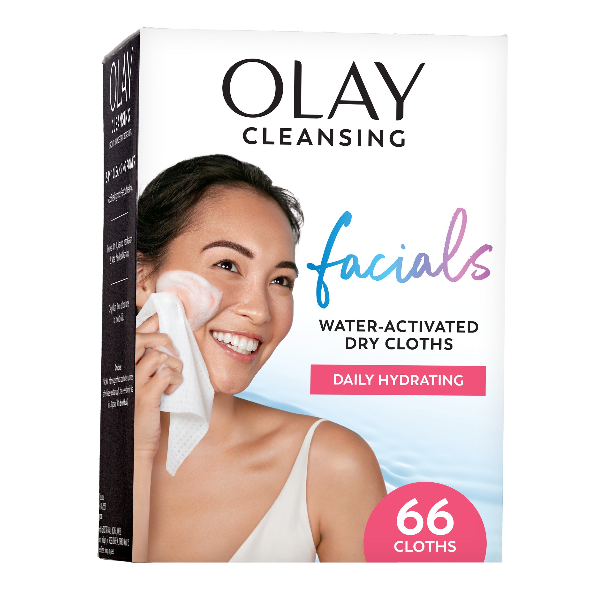 Daily Facials Cleansing Cloths Daily Hydrating Clean 66 Count