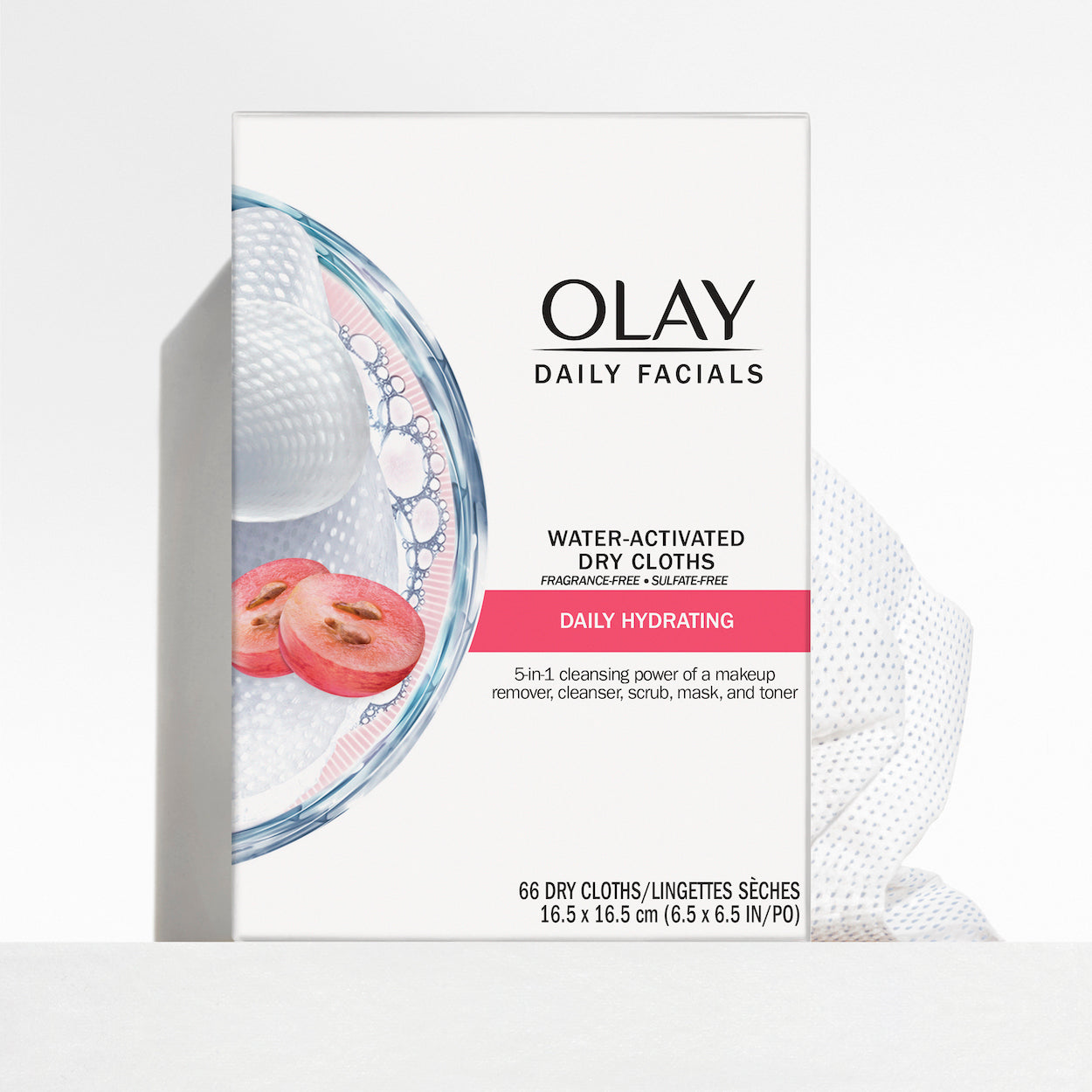 Daily Facial Cleansing Cloths with Grapeseed Extract