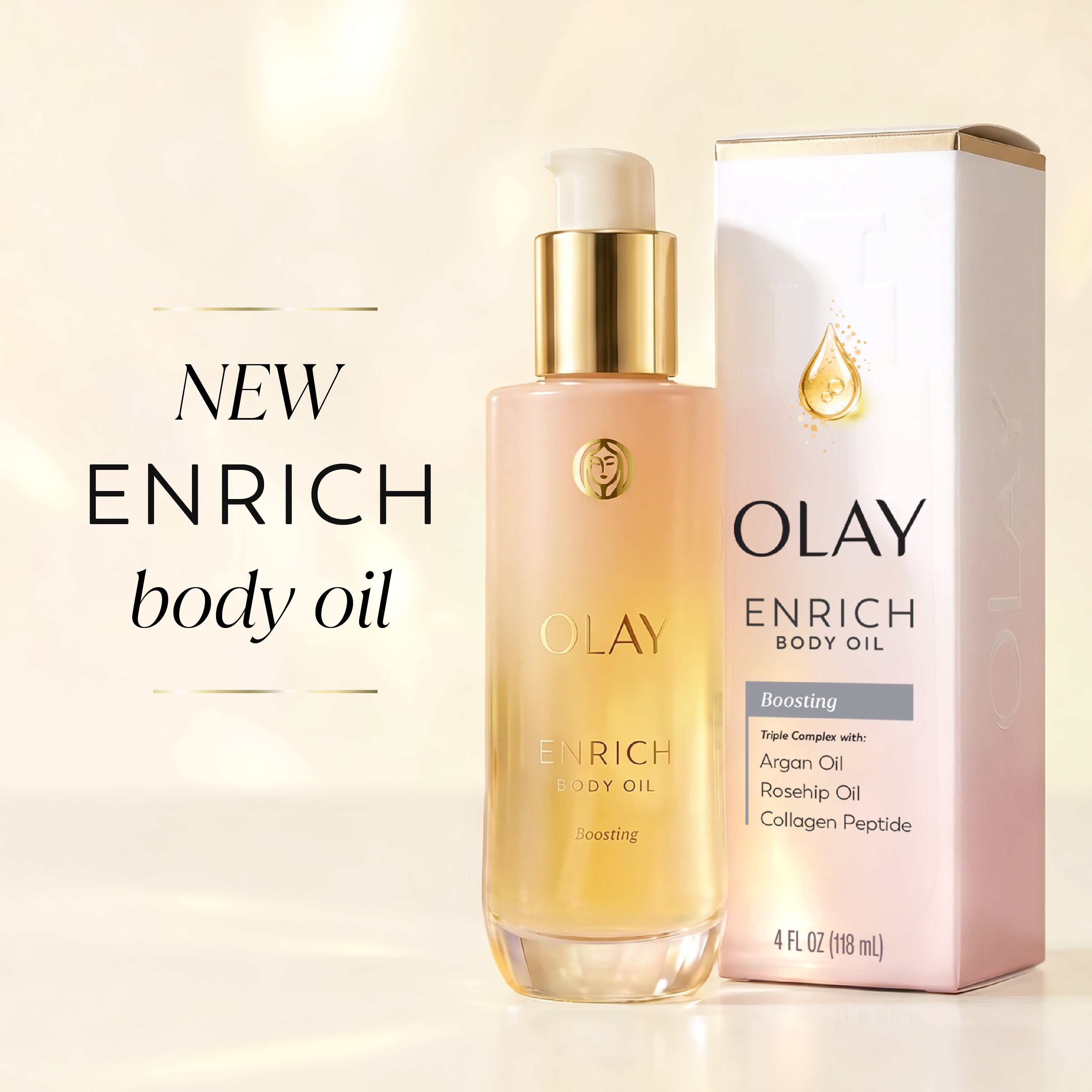 OLAY Enrich Body Oil - Collagen