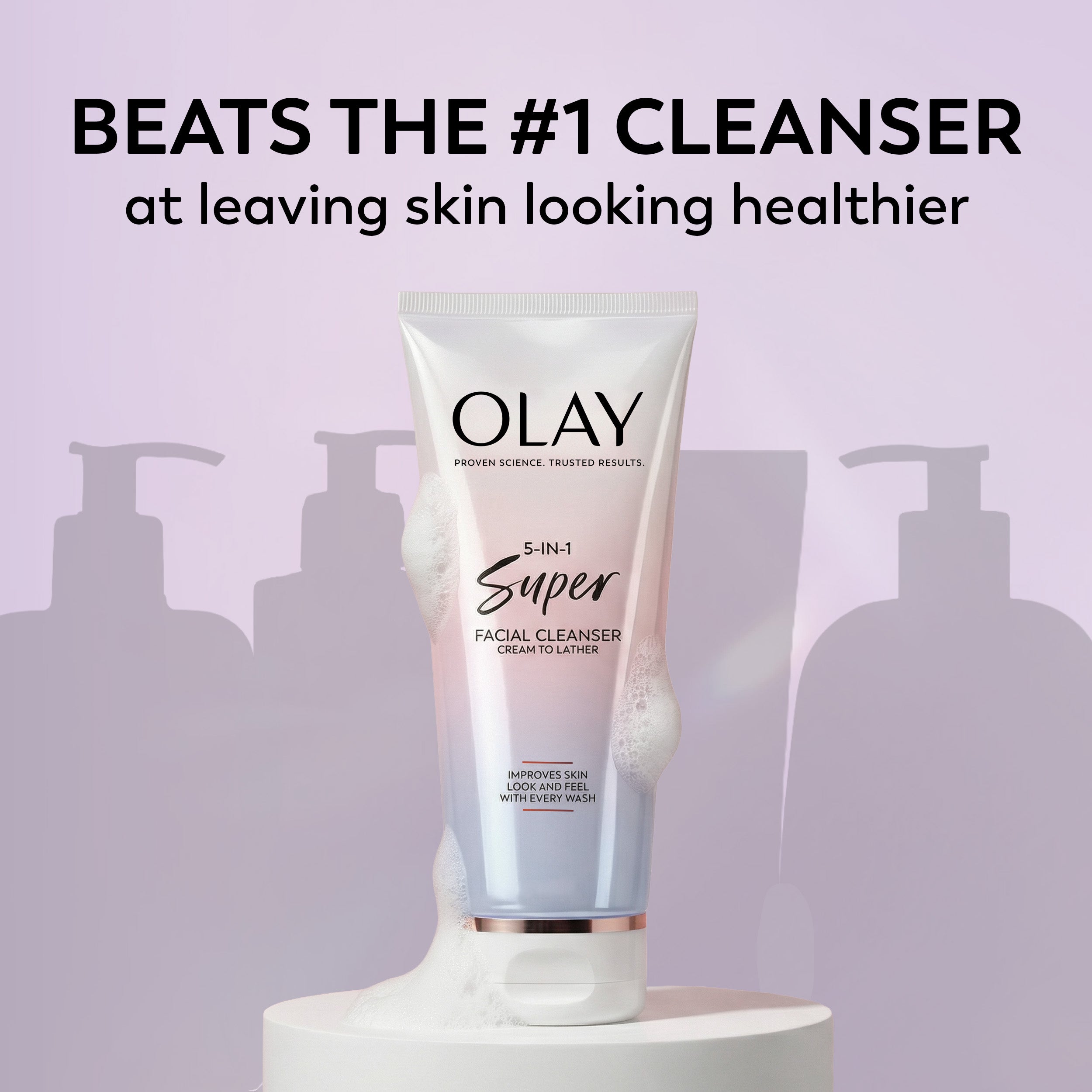 Super Cleanser tube. Beats the #1 cleanser at leaving skin looking healthier.