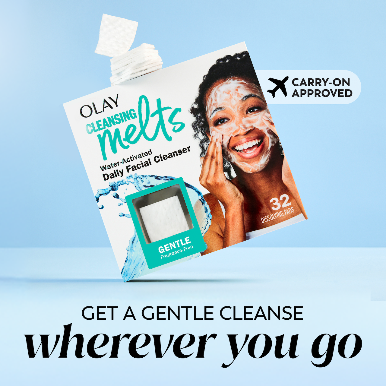gentle melts box. Carry on approved. Get a gentle cleanse wherever you go.