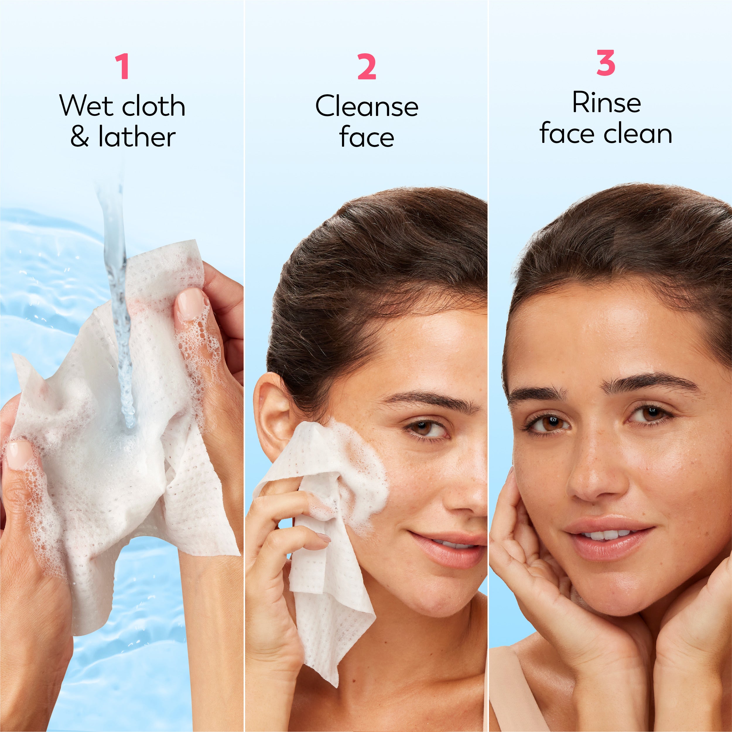 Daily Facials Cleansing Cloths Daily Hydrating Clean 66 Count
