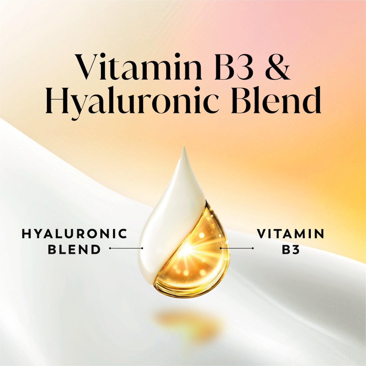 Ingredient. Vitamin B3 and Hyaluronic Blend.