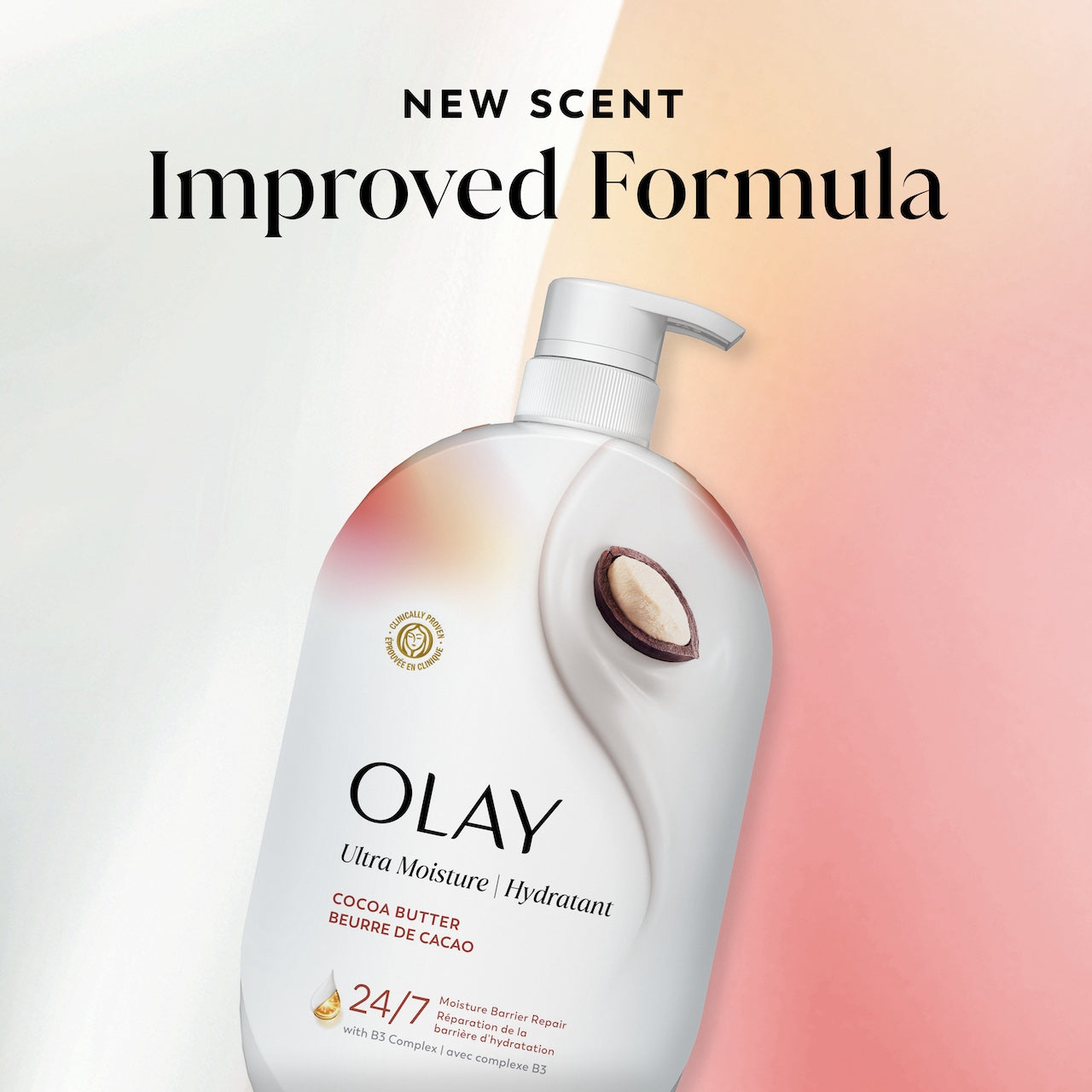 Olay Ultra Moisture Body Wash. New look plus improved formula