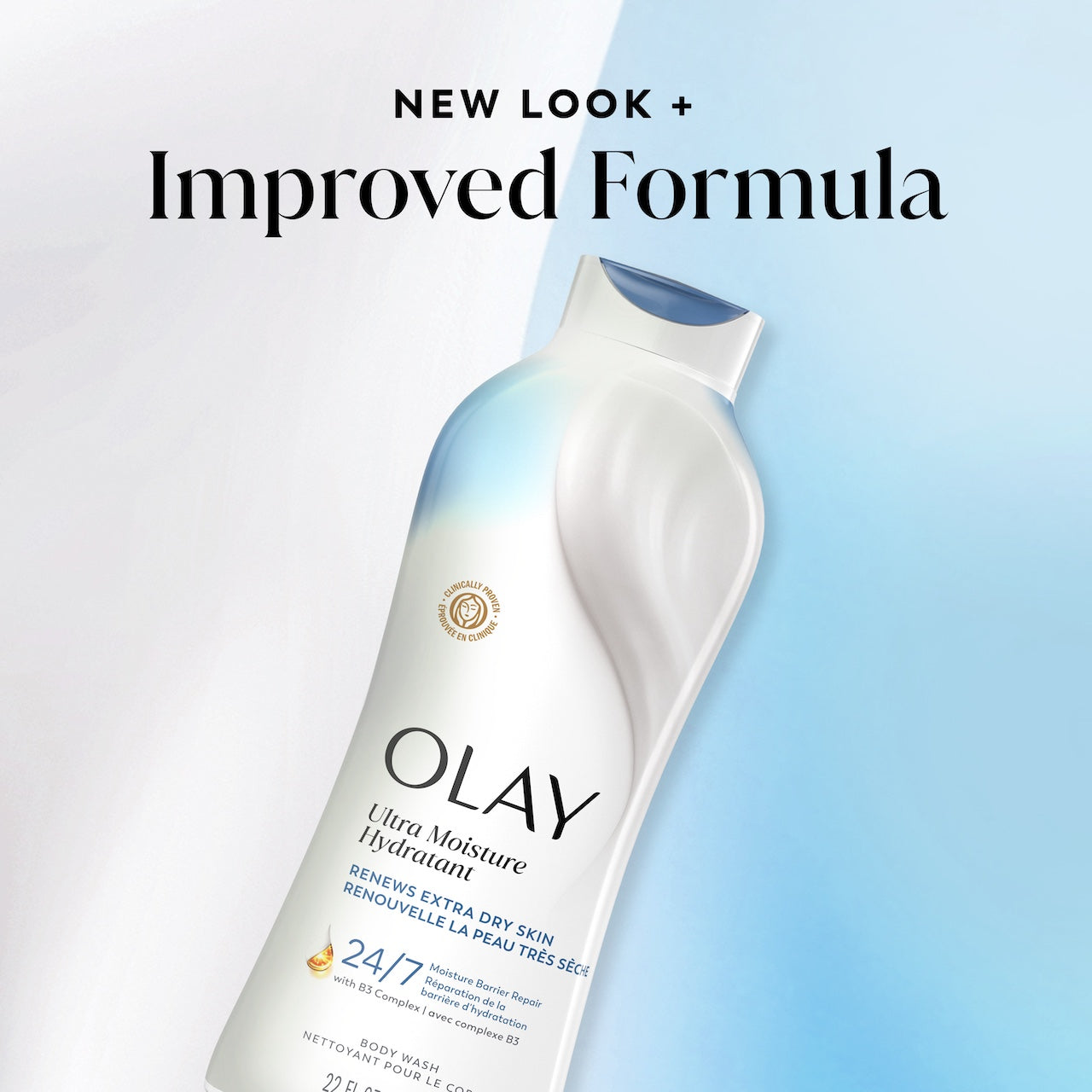 Olay Ultra Moisture Body Wash, new look plus improved formula