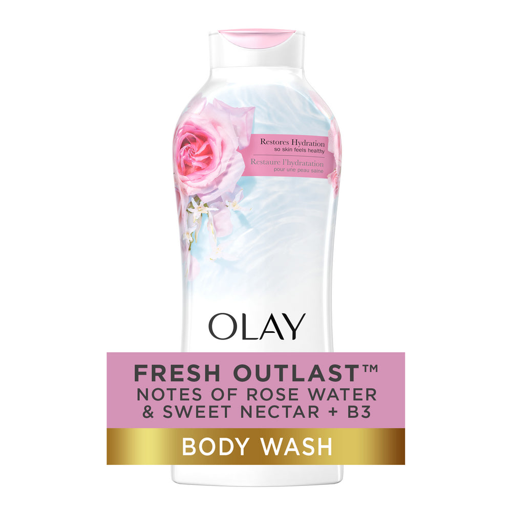 Fresh Outlast Body Wash Rose Water & Sweet Nectar 22 fl oz
