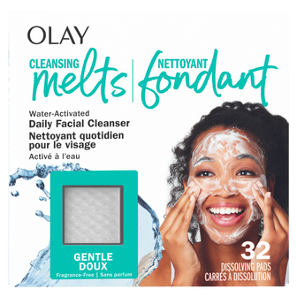 Un paquet de nettoyant fondant doux Olay