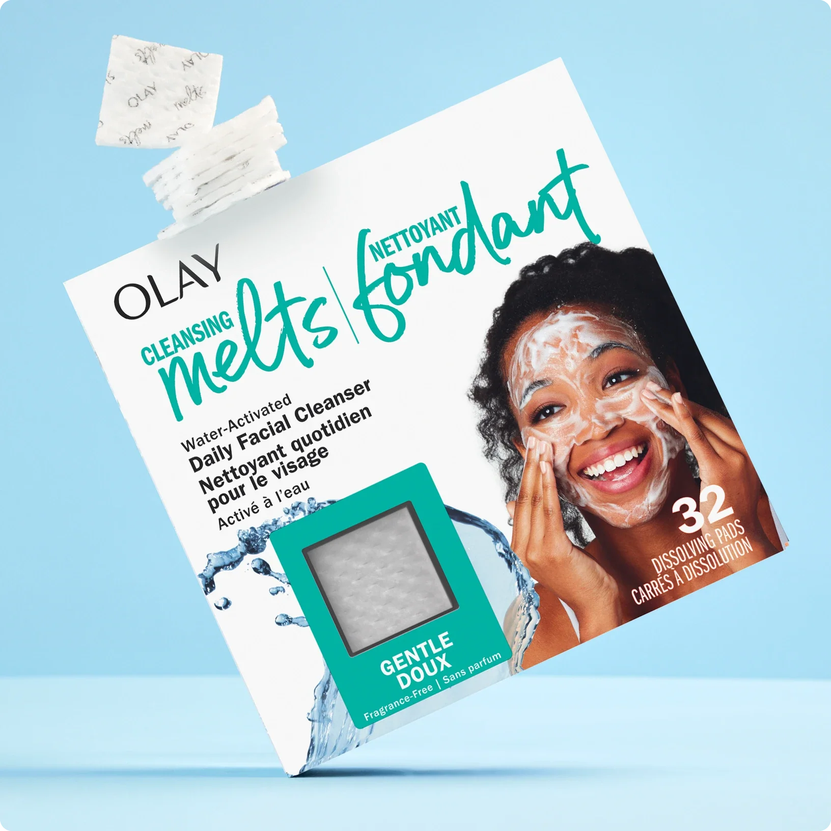 Nettoyants fondants doux Olay