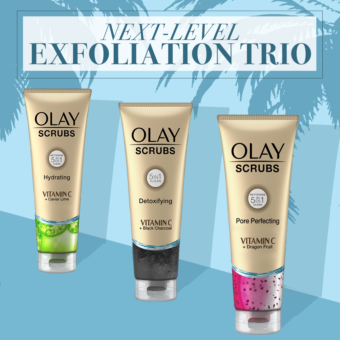 olay scrub next level exfoliation